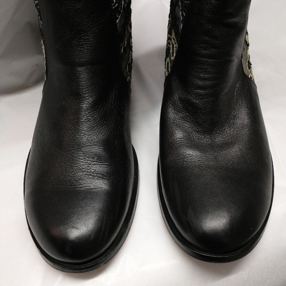 Leather / Fabric Riding Boots - Picture 6 of 9